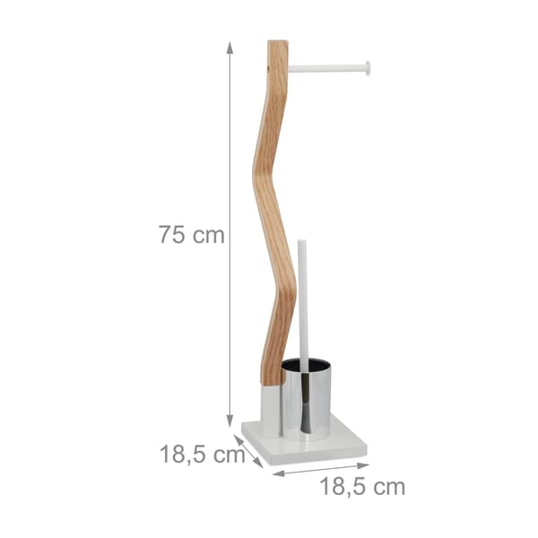 WC stol stående vit