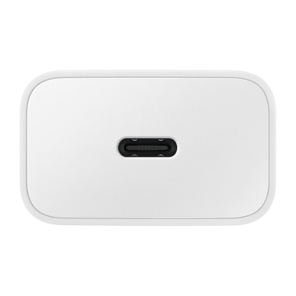 USB-C 15W PD AFC väggladdare + vit USB-C-kabel