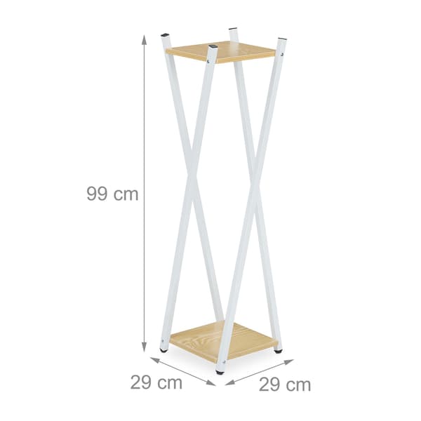 Blompiedestal med 2 plan