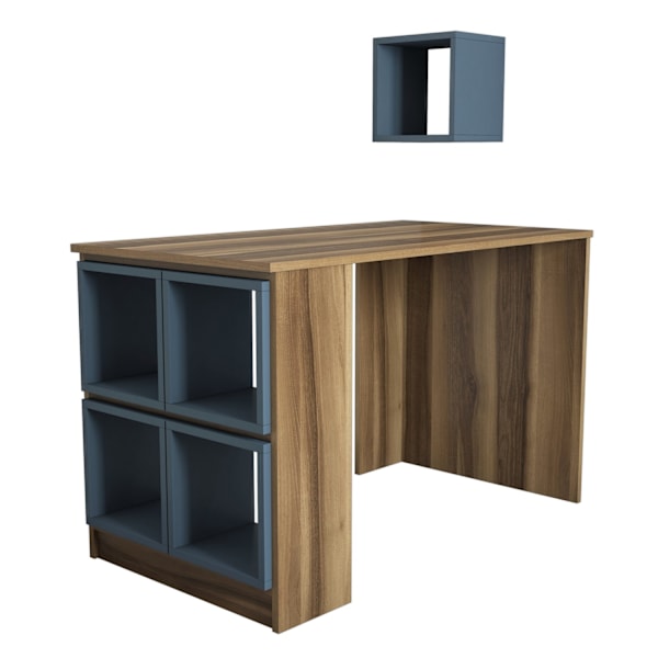 Study Desk Box - Valnød, Kalcedon