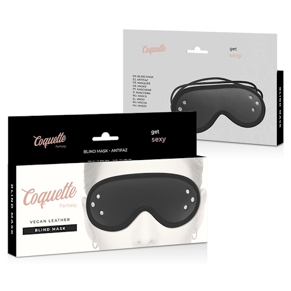 Coquette Chic Desire - Fantasy Vegan Läder Blindmask med Neoprenfoder