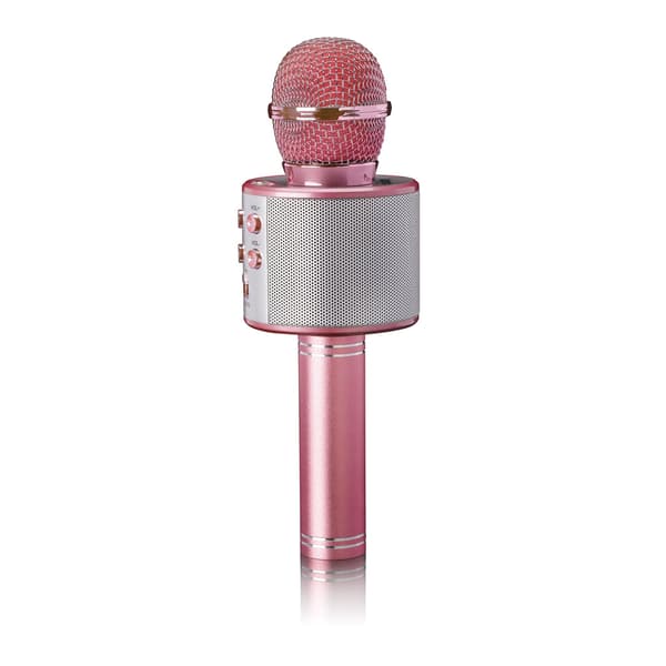 Karaokemikrofoni Bluetoothilla, USB:llä ja Micro SD -soittimella
