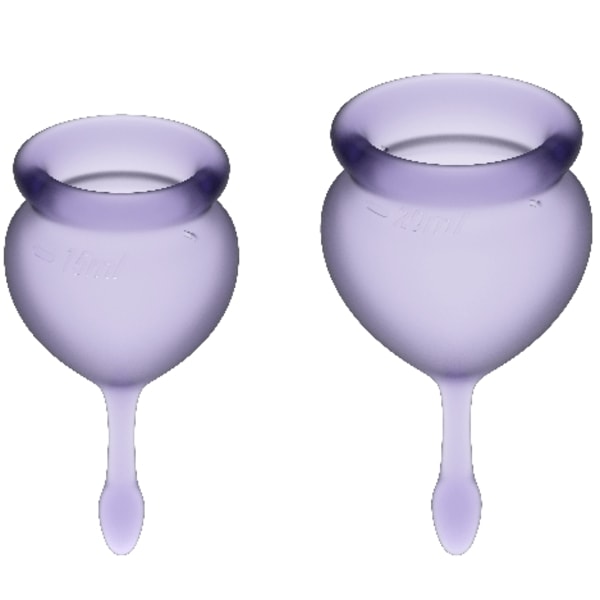 Satisfyer - Feel Good Menstruationskop Lilla 15 + 20 Ml