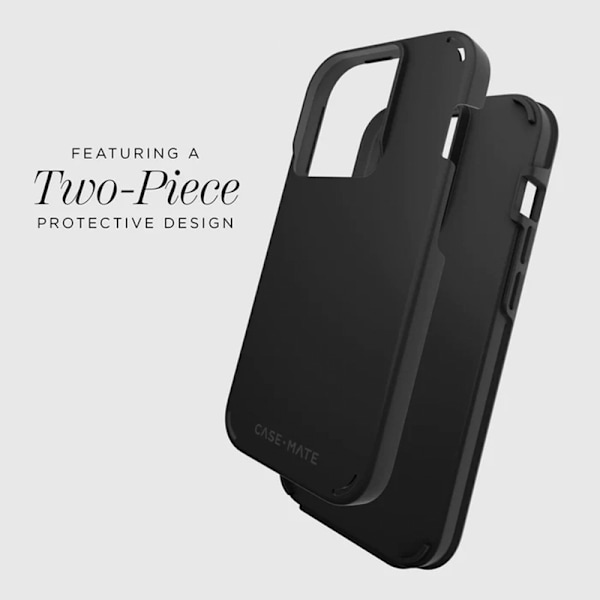 Case-Mate Tough Duo - iPhone 15 Pro-cover (sort)