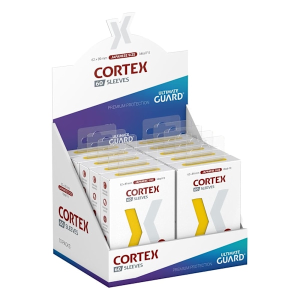 Ultimate Guard Cortex Sleeves Japansk storlek Gul (60)