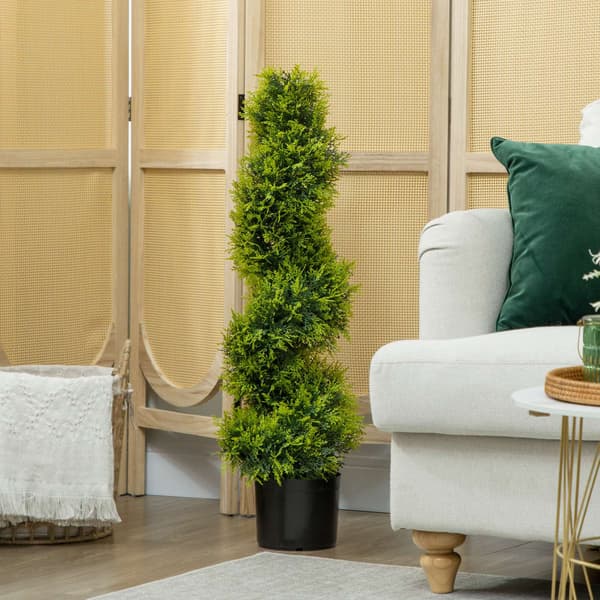 Kunstigt spiral topiary træ, 90 cm, UV-resistent