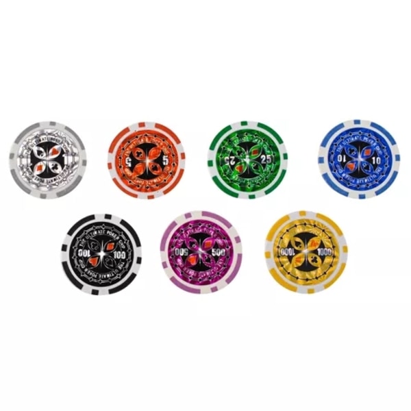 Poker - set med 500 marker i en resväska HQ ​​23529