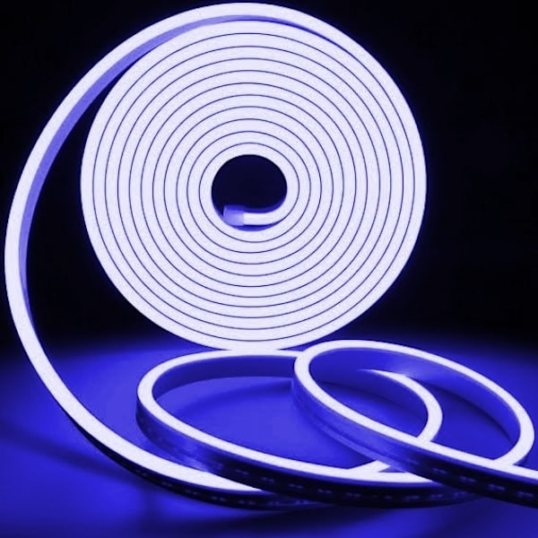 Koristeellinen seinä Led Lighting Wave - suuri - sininen