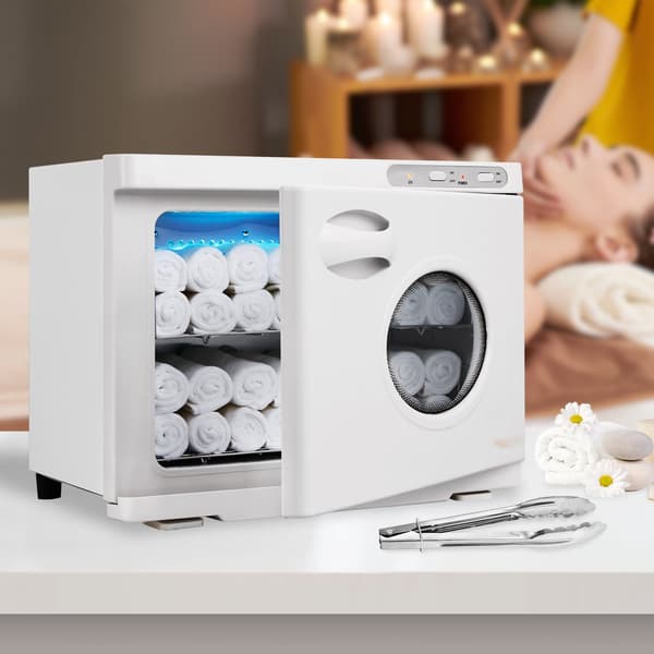 Lämminpyyhekuivainkaappi, 23L, UV-sterilointilaite, ikkuna