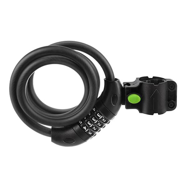 Cykellås 120 cm, 13,5 mm kabel, kombinationssäkerhet