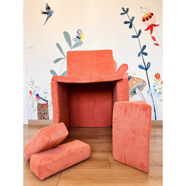 2-sæders sovesofa puslespil - Orange