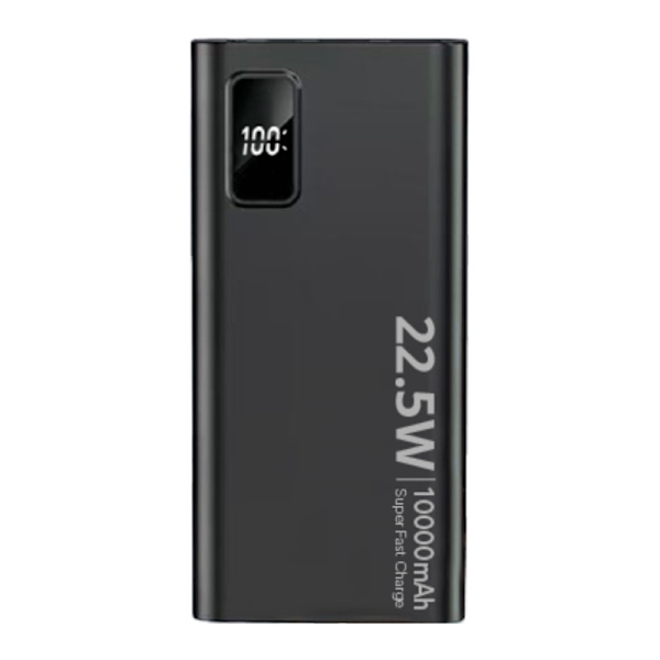 SiGN Super Powerbank 10000mAh, 22,5W - Sort