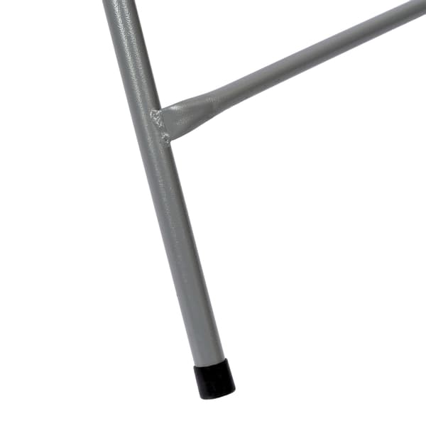 Hopfällbart cateringbord, runt, 80 cm, svart
