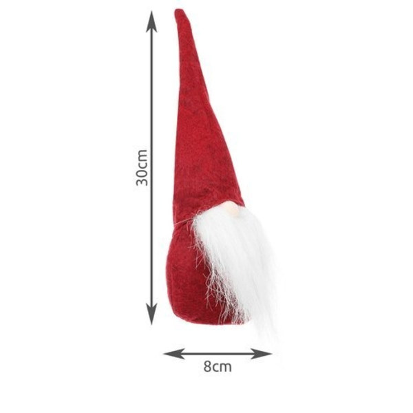 En stående rød nisse