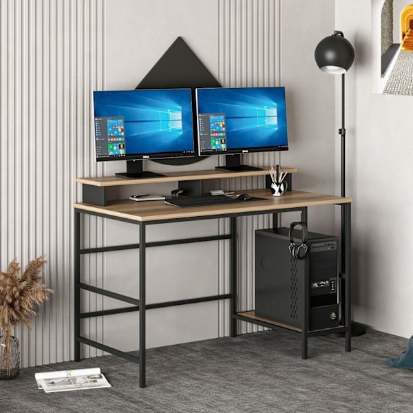 Study Desk Greta L - Dore, Sort