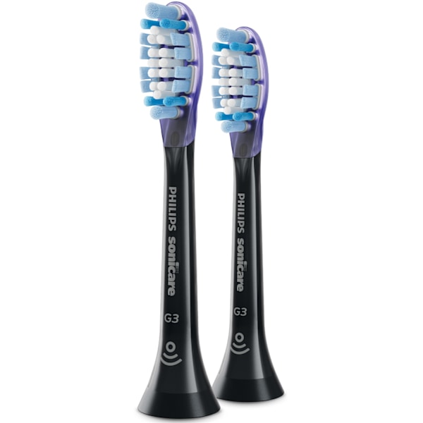 Børstehoved G3 Premium Gum Care 2stk Sort HX9052/33