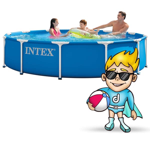 Trädgårdspool med ram 366 x 76 cm 16-i-1 INTEX 28212ND