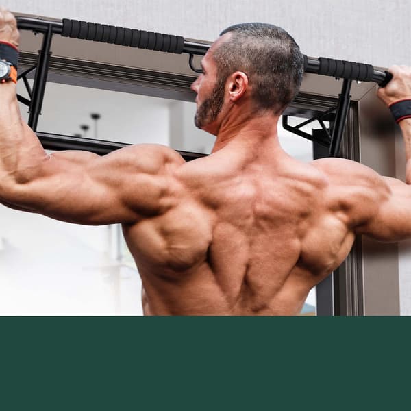 Dørkarm pull-up bar, skridsikre skumgreb, 150 kg maks. belastning