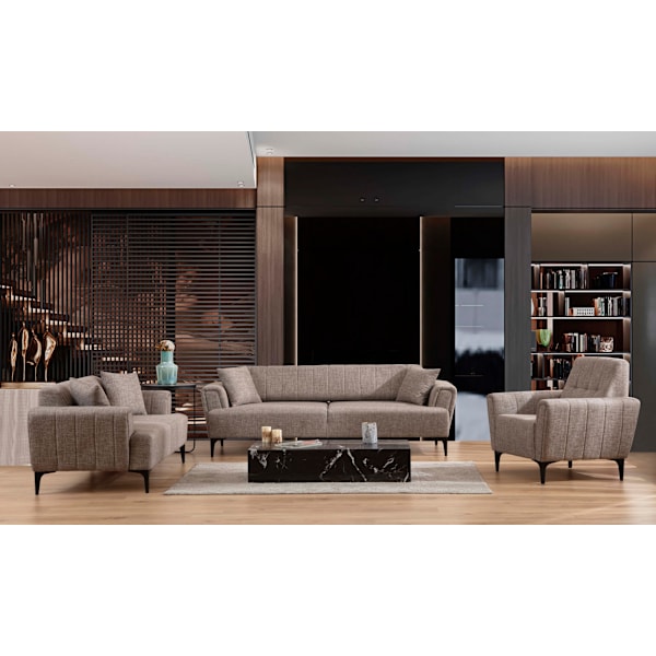 1-sædet sofa Hamlet - lysebrun