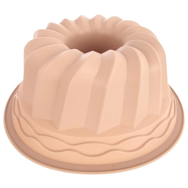 Silikone Bundt kageform, Beige, 23,5 cm