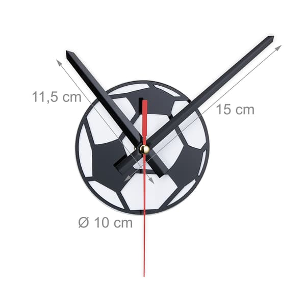 DIY väggklocka "Fotboll