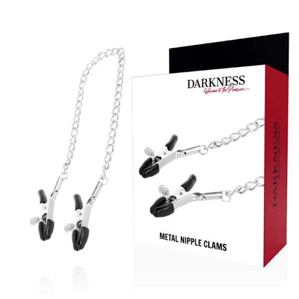 Darkness - Justerbara nippelklämmor i metall