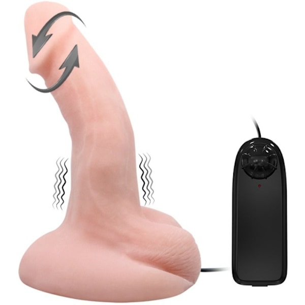 Baile - Vilkårlig Dildo Vibrations- og Rotationsfunktion