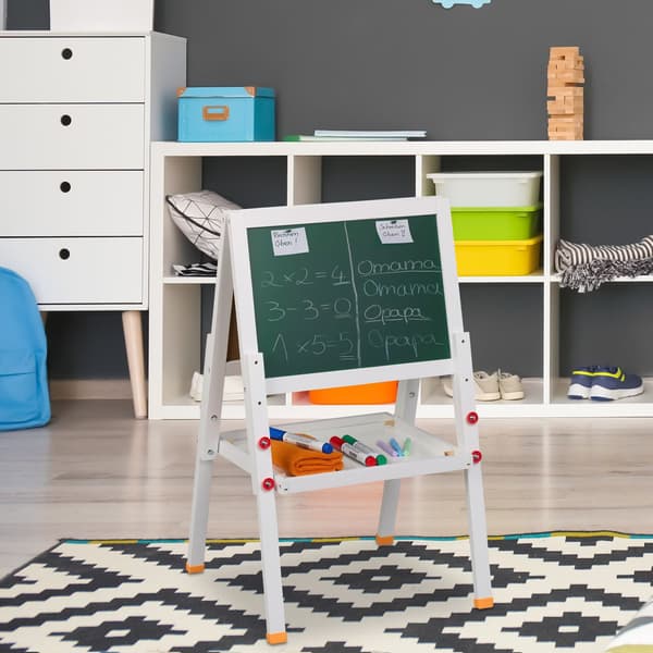 Børne tegnestaffeli med whiteboard og tavle