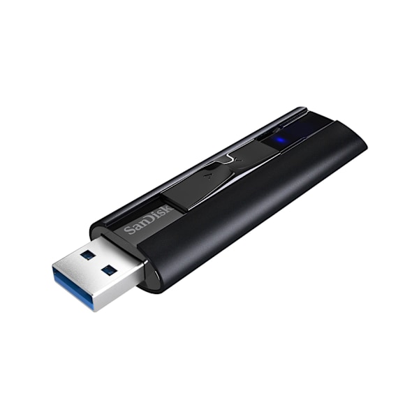 SANDISK USB-tikku Extreme 3.2 PRO 256 Gt 420 Mt/s Kirjoitus 380 Mt/s Lue musta
