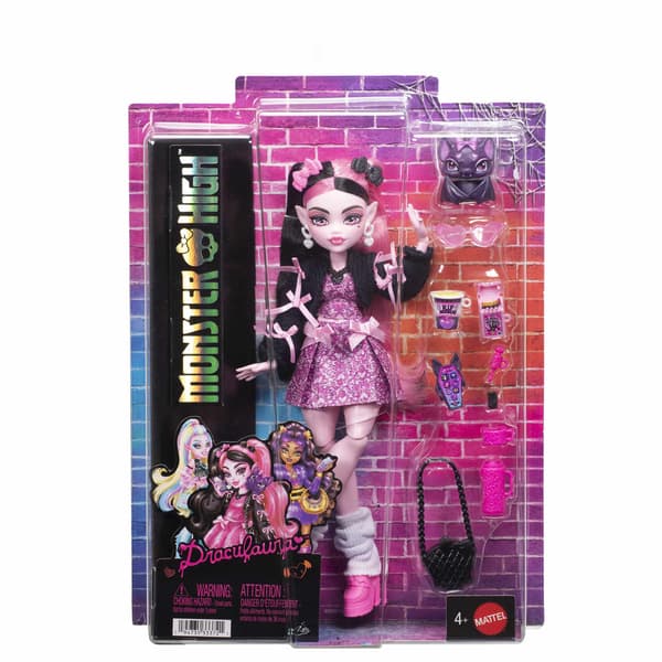 Monster High Draculaura -nukke ja asusteet
