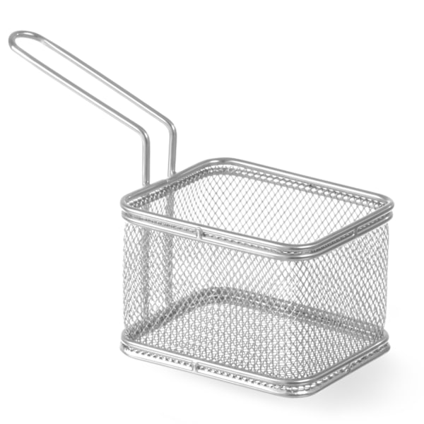 Minikorg för stekt snacks, rostfritt stål 100x80x75mm - Hendi 426425