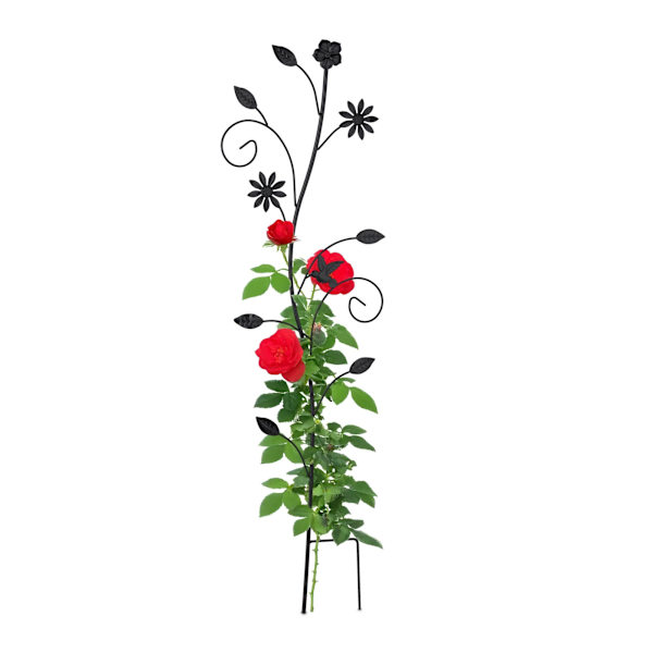 Stålspaljer för klätterväxter, blomsterdesign