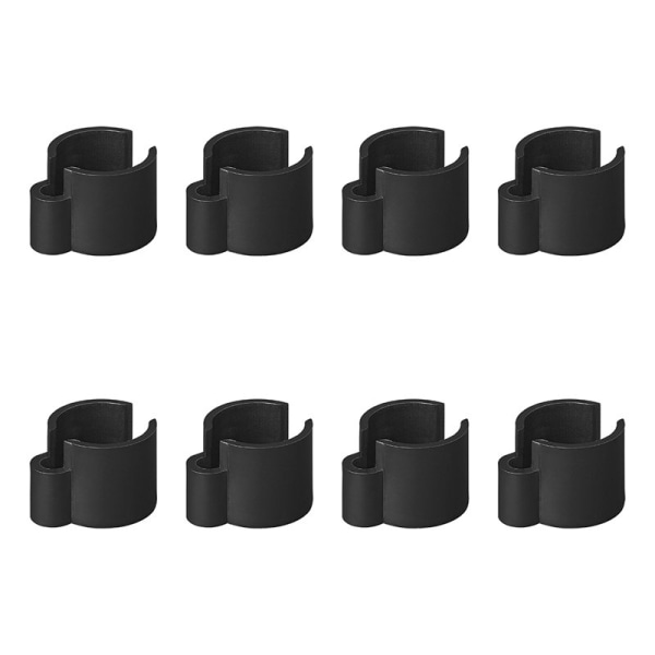 Kabelklämma svart 22-32mm - set om 8 delar