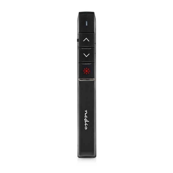 Præsentør | Laser pointer rækkevidde op til: 100 m | Trådløs rækkevidde op til: 30 m | Sort