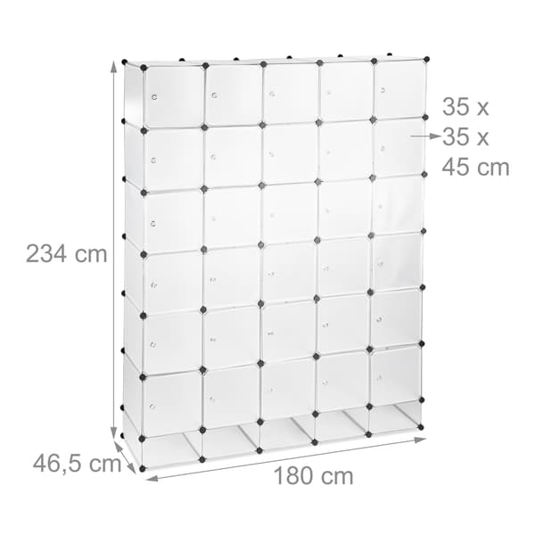 XXL Modulaarinen vaatekaappi