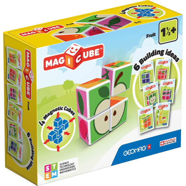 Geomag Magicube Printed Fruits + Cards 7 Pcs