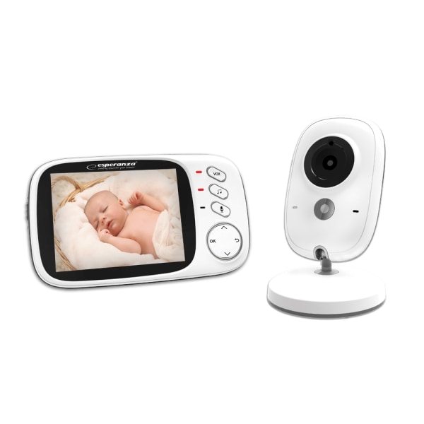 Esperanza Babyalarm 3,2" LCD Jacob Hvid