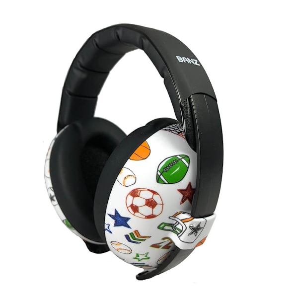 BANZ Ear Muffs Baby Sports White