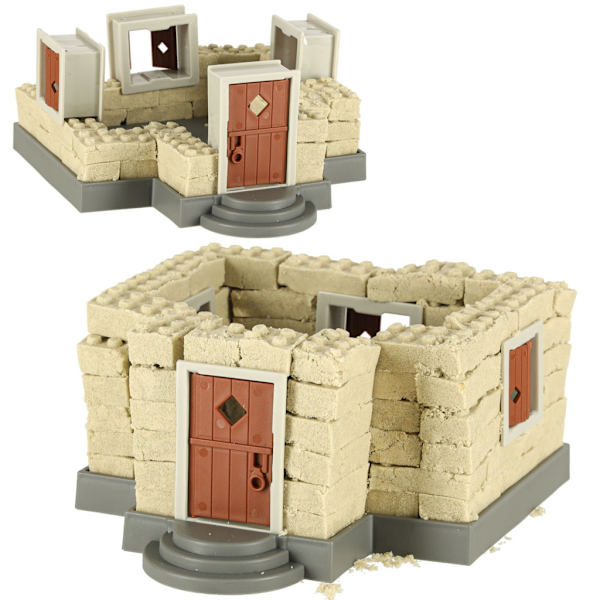 Creative Sand Set för barn, 750g med formar