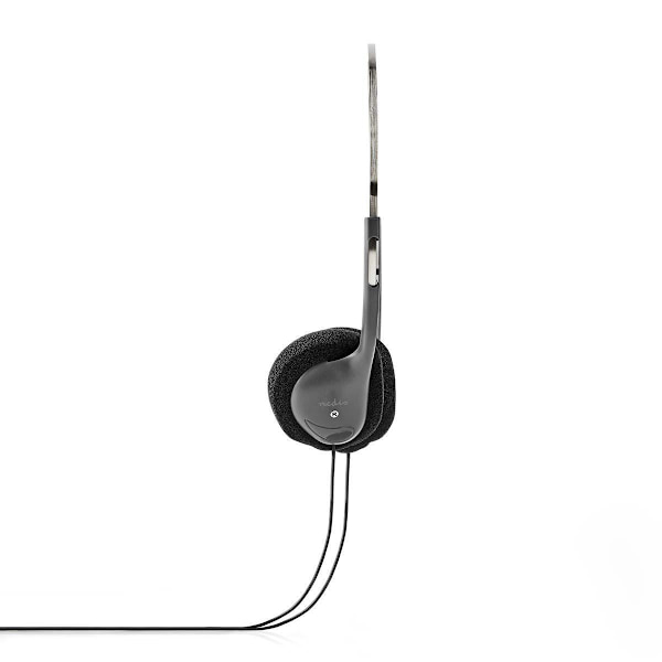 On-Ear Langalliset Kuulokkeet | 3.5 mm | Kaapelin pituus: 1.20 m | Musta