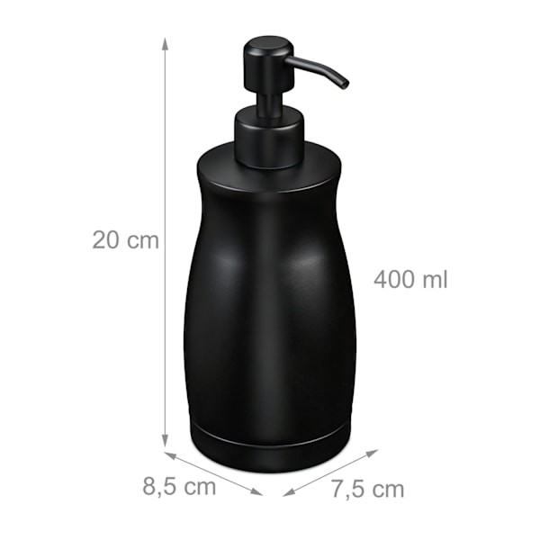 Saippuapumppu ruostumattomasta teräksestä 400 ml