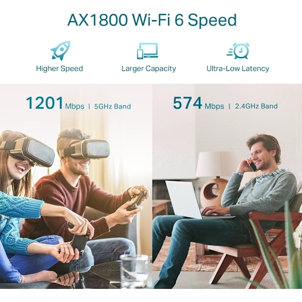TP-LINK RE605X Dual-band - Wi-Fi 6-vahvistin