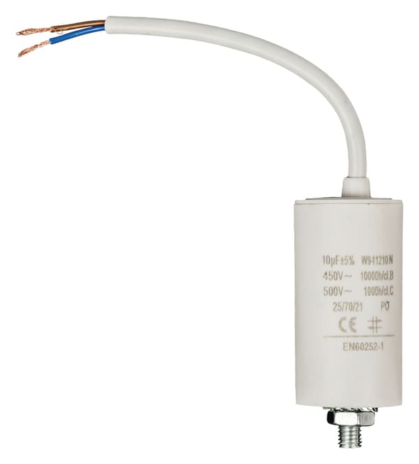 Kondensaattori 10.0uf / 450 V + cable