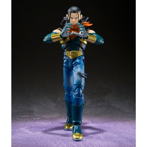 Super Android 17 Figuarts-figur, 20 cm samlelegetøj