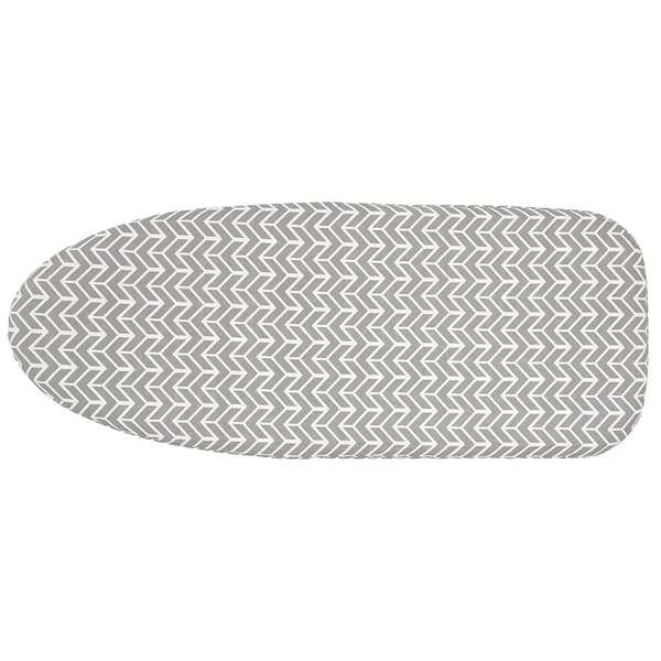 Strykbrädeöverdrag i bomull, Grå, 77x31 cm