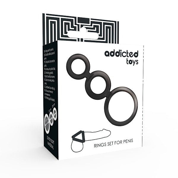 Addicted Toys - Ringar Set For Penis - Rökt