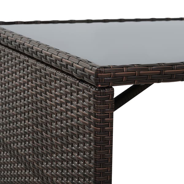 Polyrattan Sæt 5 Dele Havesæt Havemøbler