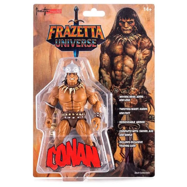 Conan Barbaren Figur, 14 cm, 8 ledpunkter