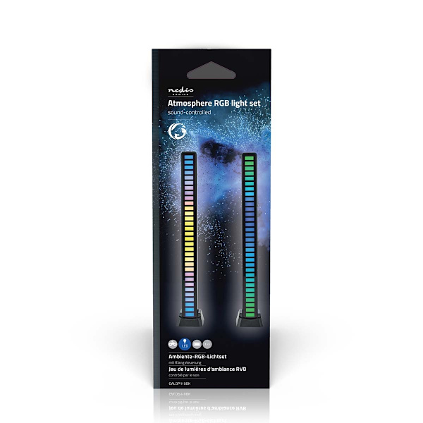 Gaminglys | RGB | Batteri | Brugt til: Desktop / Notebook | Sort
