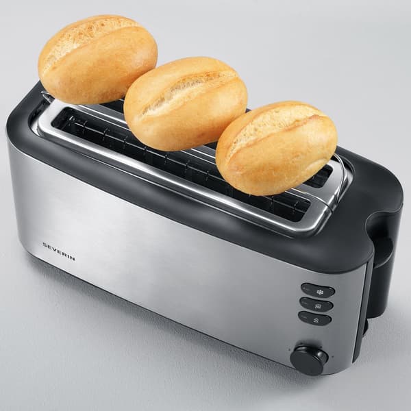 Brødrister 4 skiver rustfrit stål AT2509